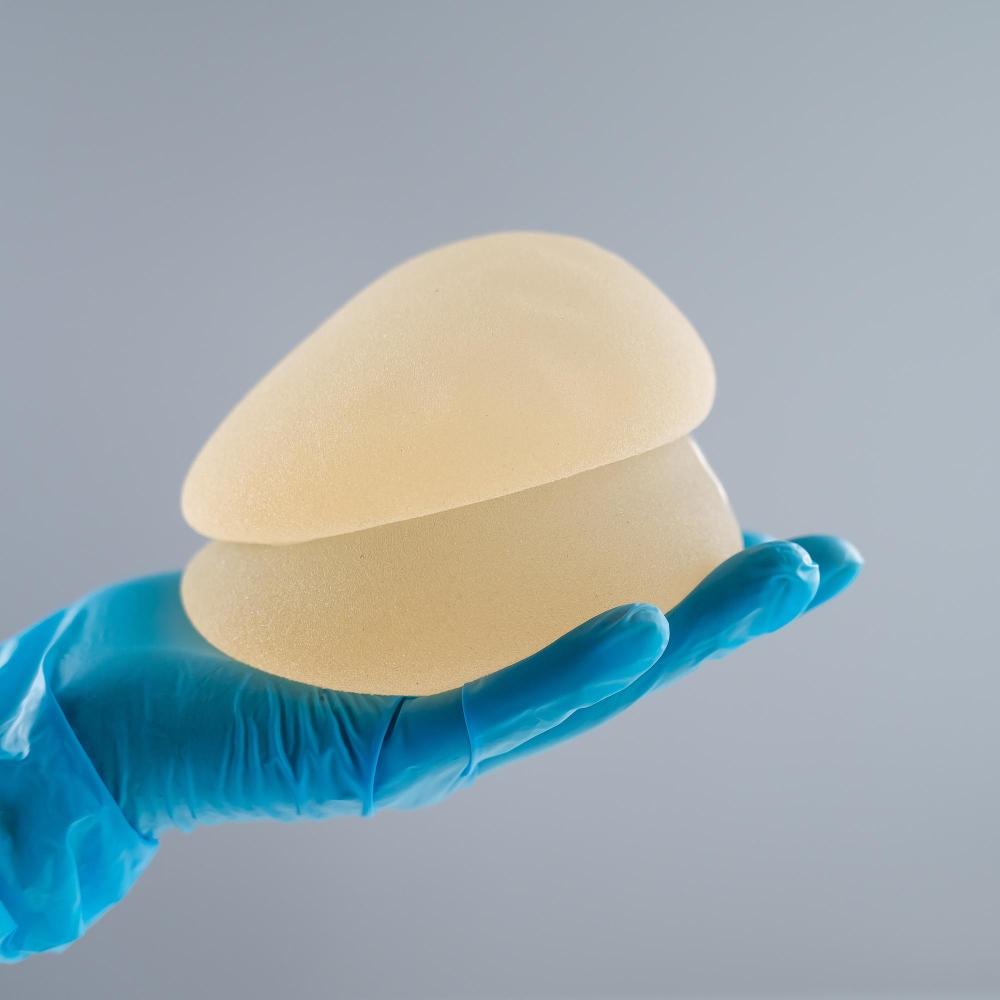 Breast implants change photo