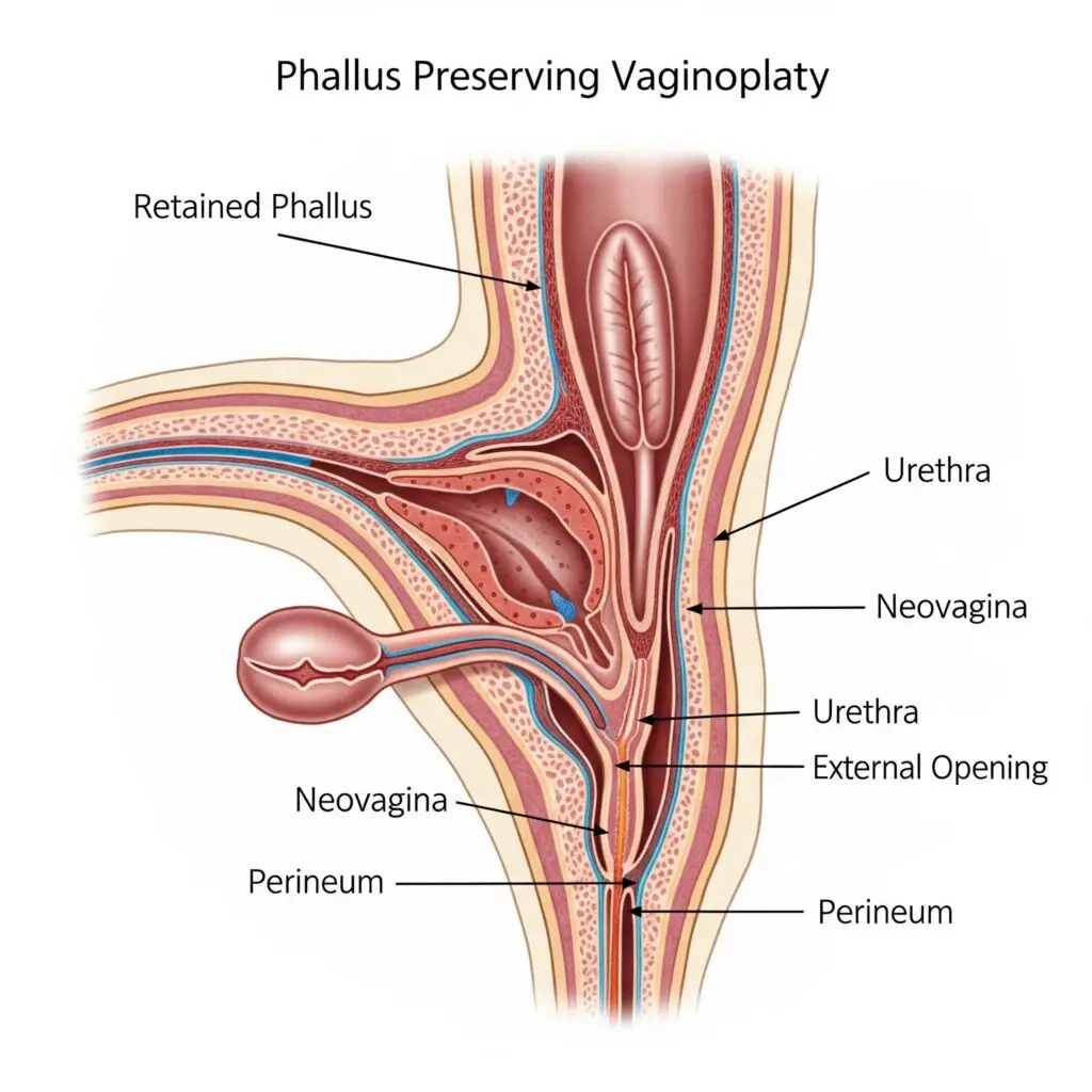 Phallus Preserving Vaginoplasty in Turkey 19 Phallus Preserving Vaginoplasty