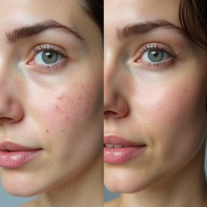 Before And After Laser Acne Scars Treatment