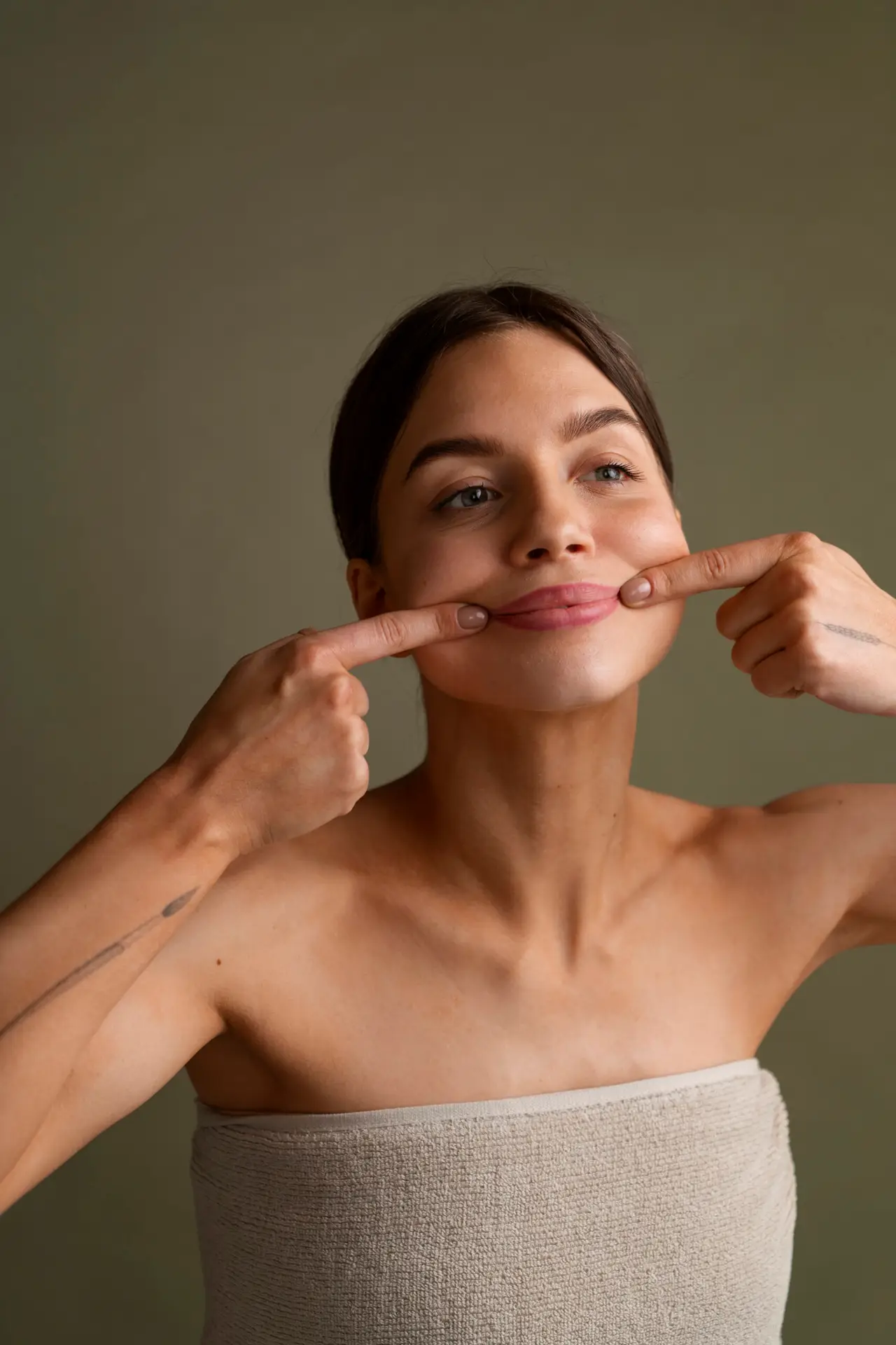 Grin lift surgery, permanent smile