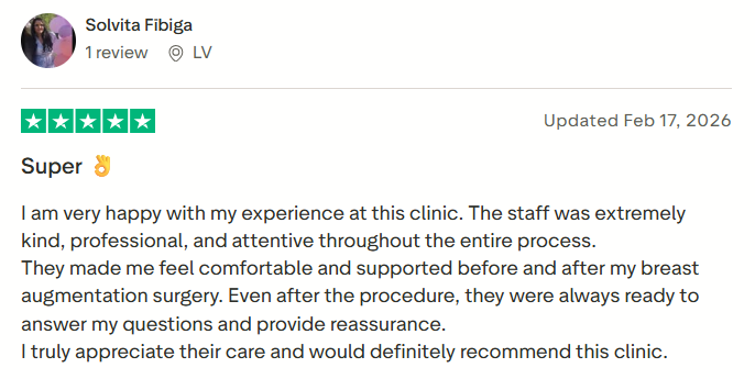Breast Surgery TrustPilot Reviews