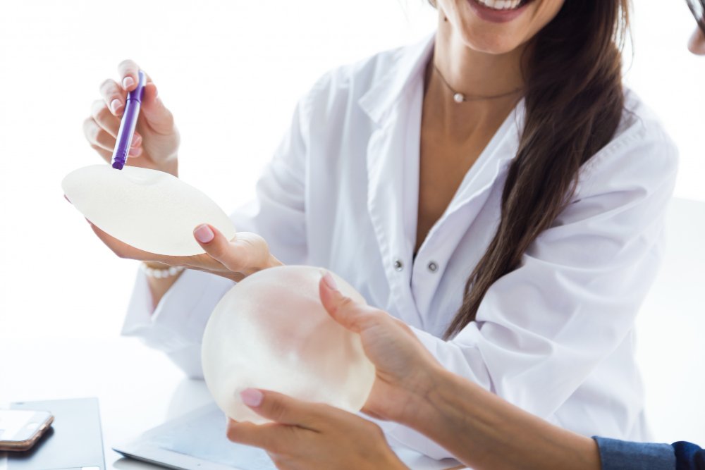 Breast implant size for a natural