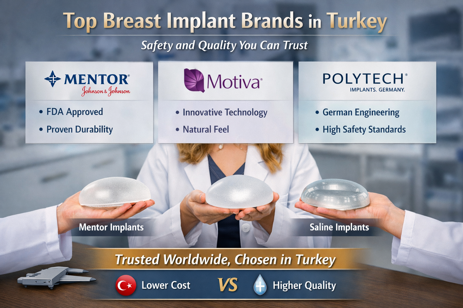 Top-Rated Breast Implant Manufacturers for Safety and Quality: 3 Global Leaders 1 top-rated breast implant manufacturers for safety and quality