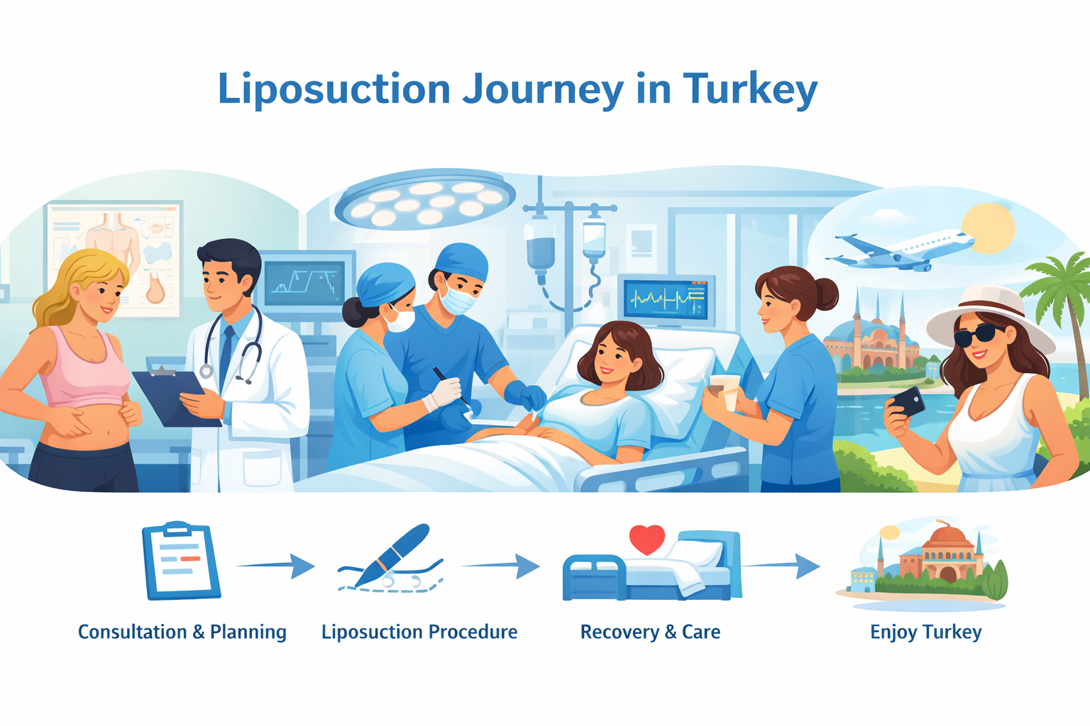 Liposuction Journey in Turkey 