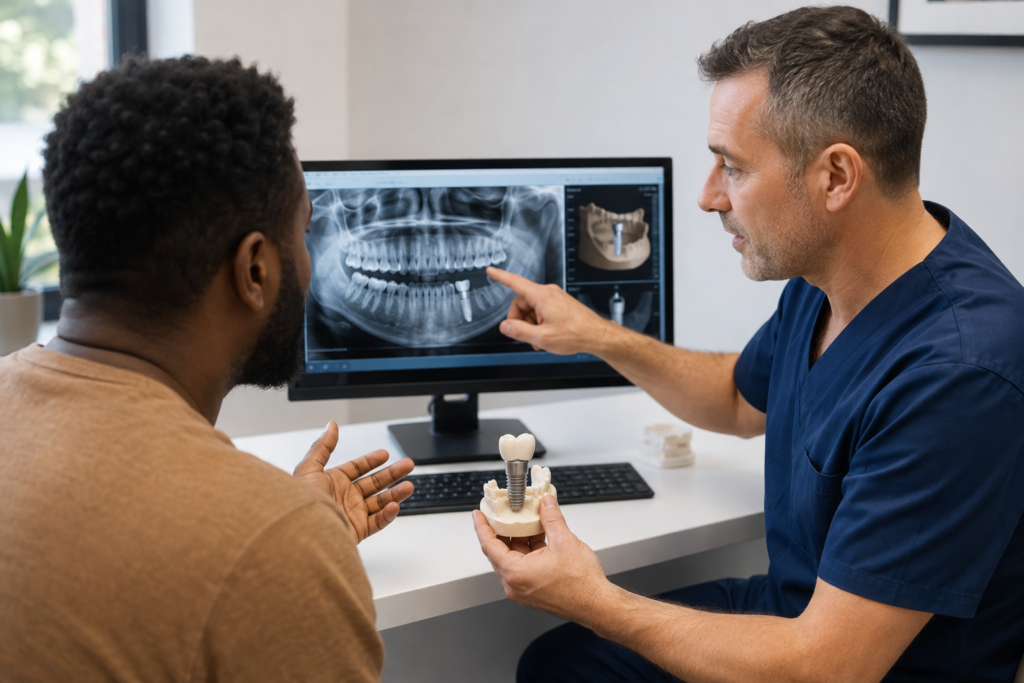Reviewing a Dental Implant Plan