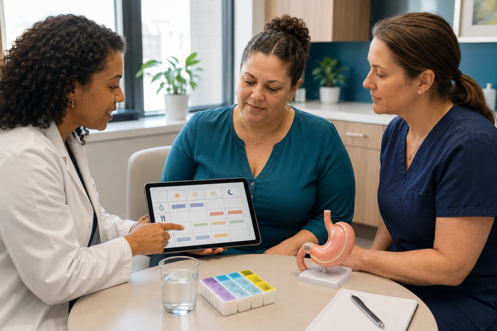 Antiretroviral medication schedule reviewed before gastric sleeve surgery