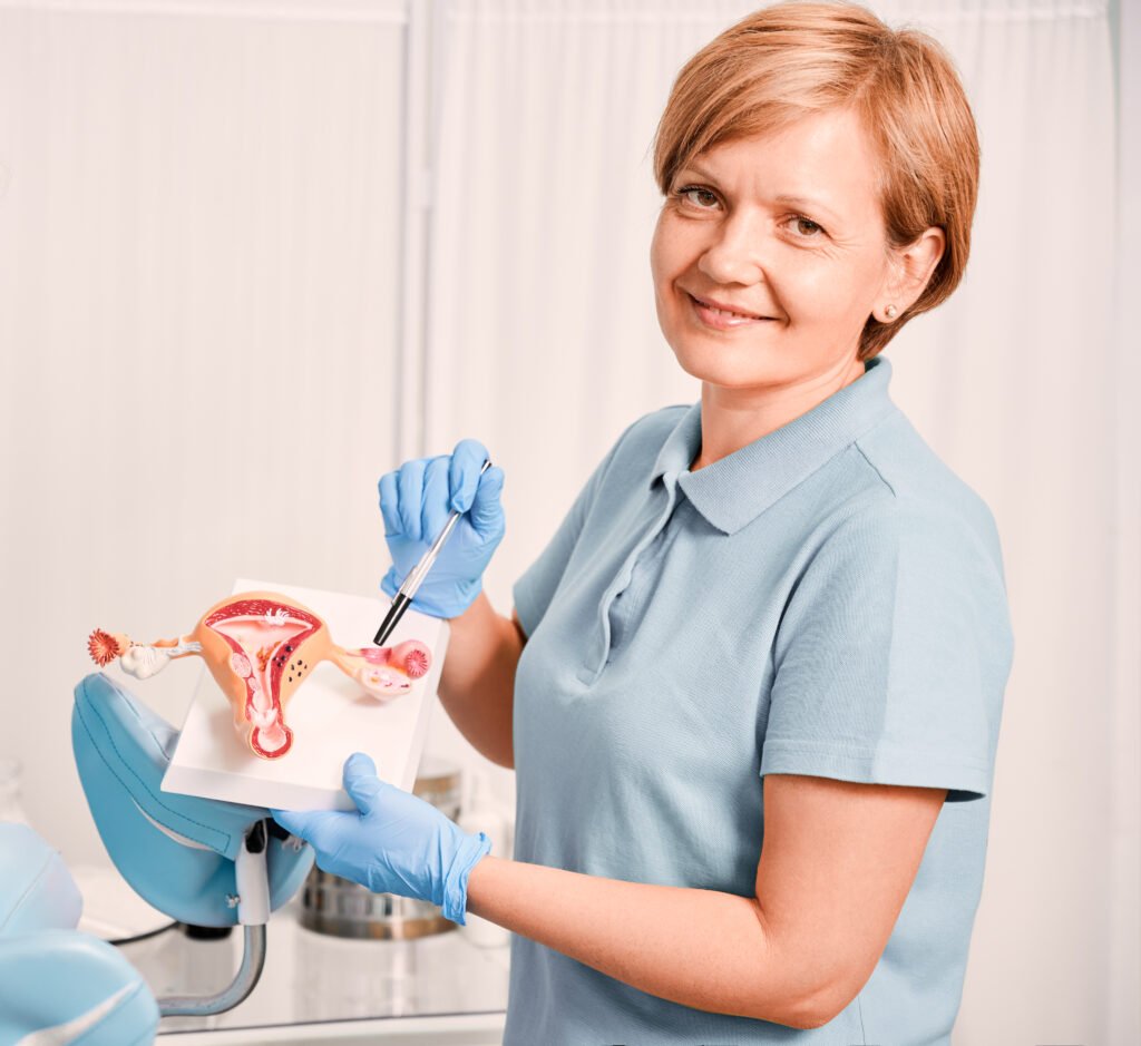 Specialized cosmetic gynecology surgeon evaluating intimate wellness options in an accredited Istanbul hospital