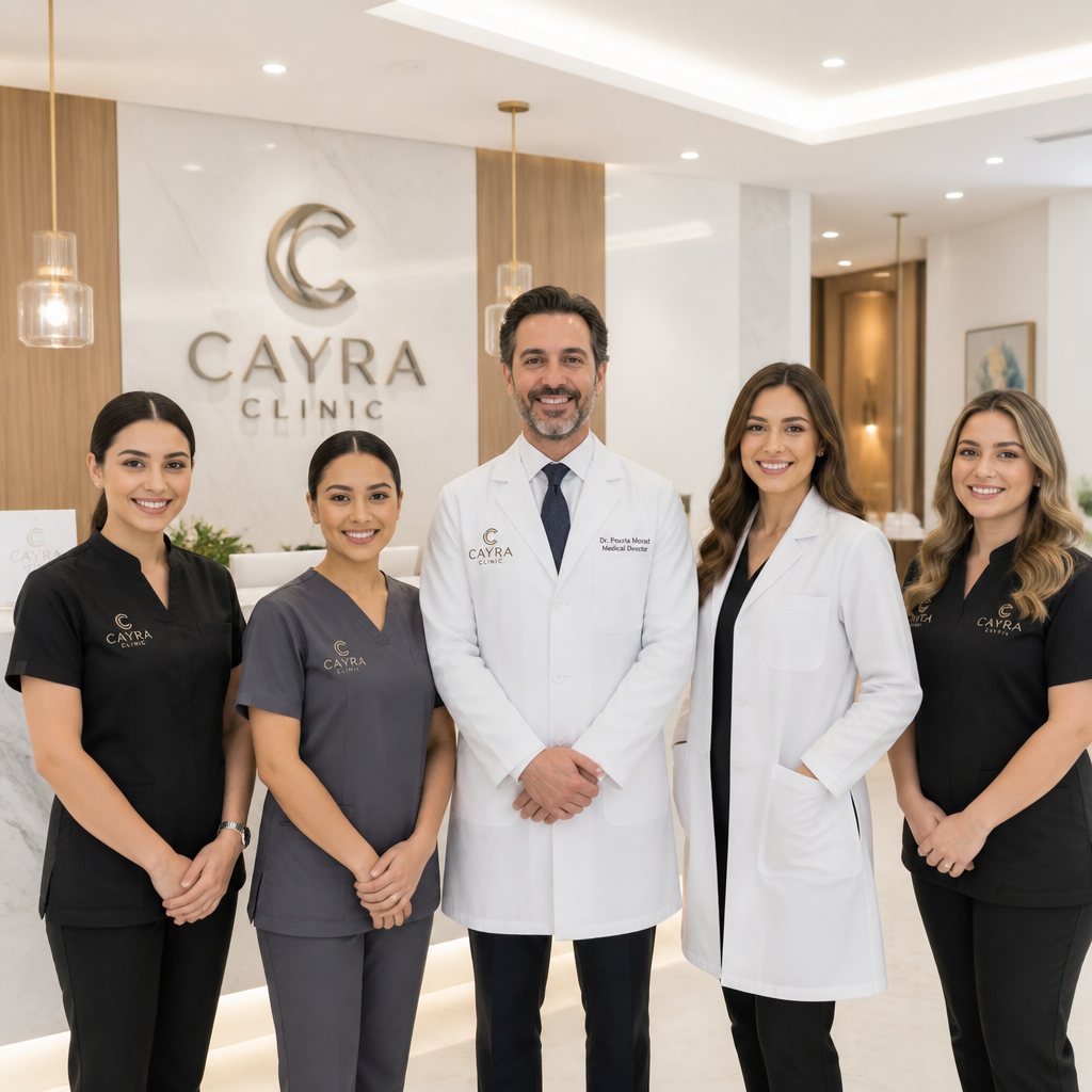 Abdominal Etching in Turkey: How Lean Do You Need to Be? A Body Fat Guide Before You Book 3 Plastic surgeon evaluating body fat percentage for abdominal etching in Turkey