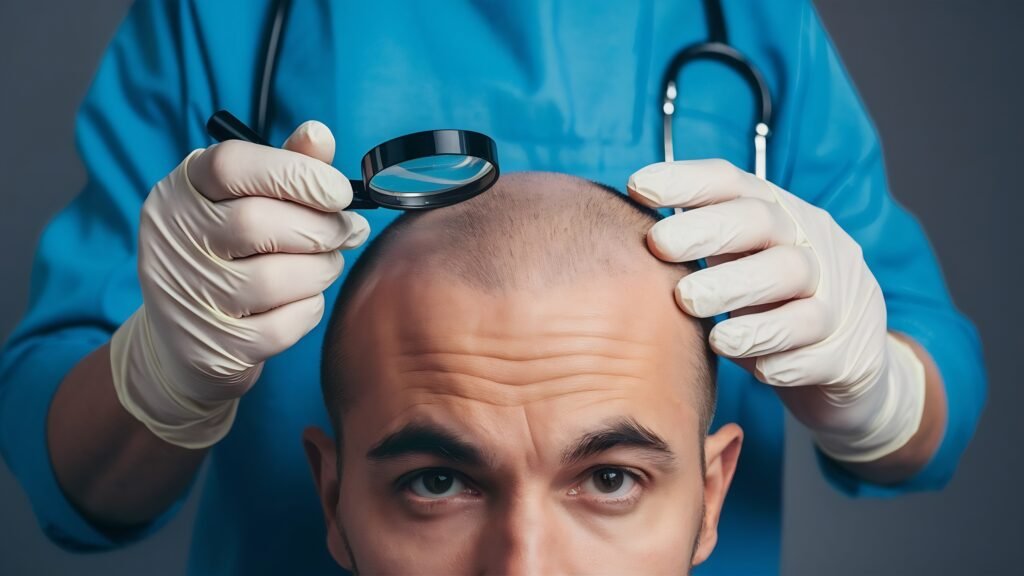 Second Hair Transplant in Turkey: How Many Grafts Are Left in Your Donor Area? 2 High precision micro FUE extraction of scalp and beard donor grafts for a second hair transplant